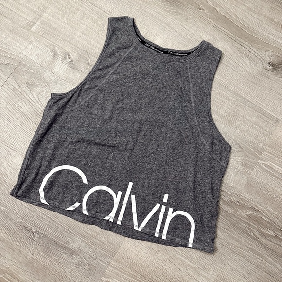 •CALVIN KLEIN• CROPPED TANK - Picture 1 of 7